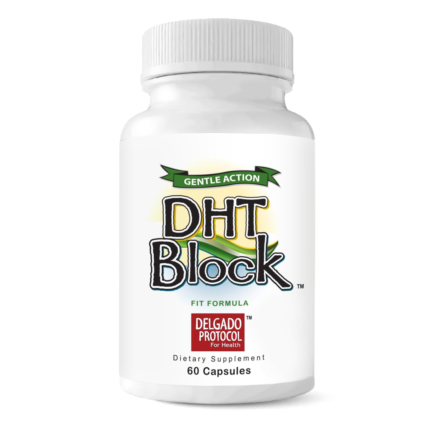 The Delgado Protocol for Health DHT Block, 60 Capsules