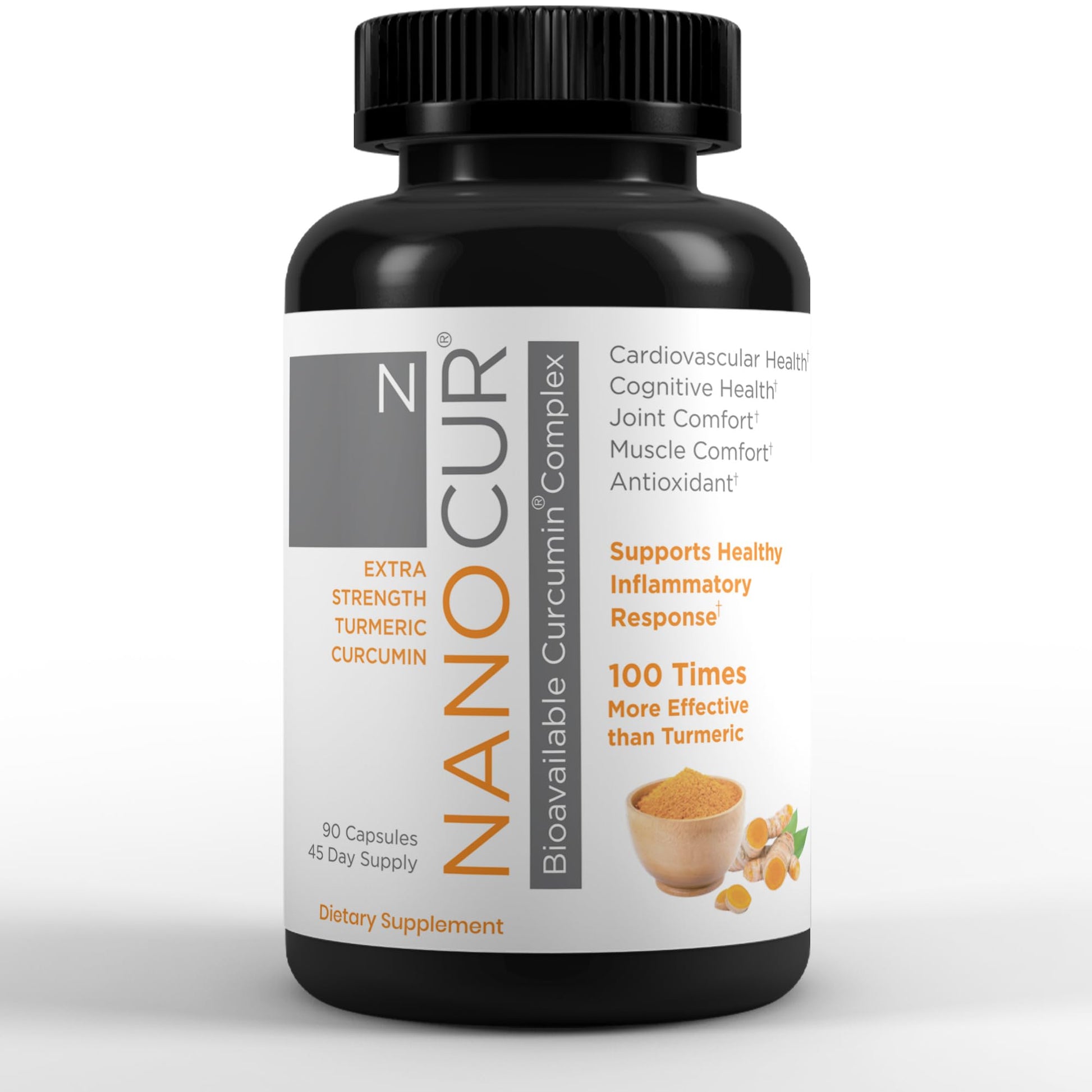 Nanocur Turmeric Curcumin Capsule 90 Count