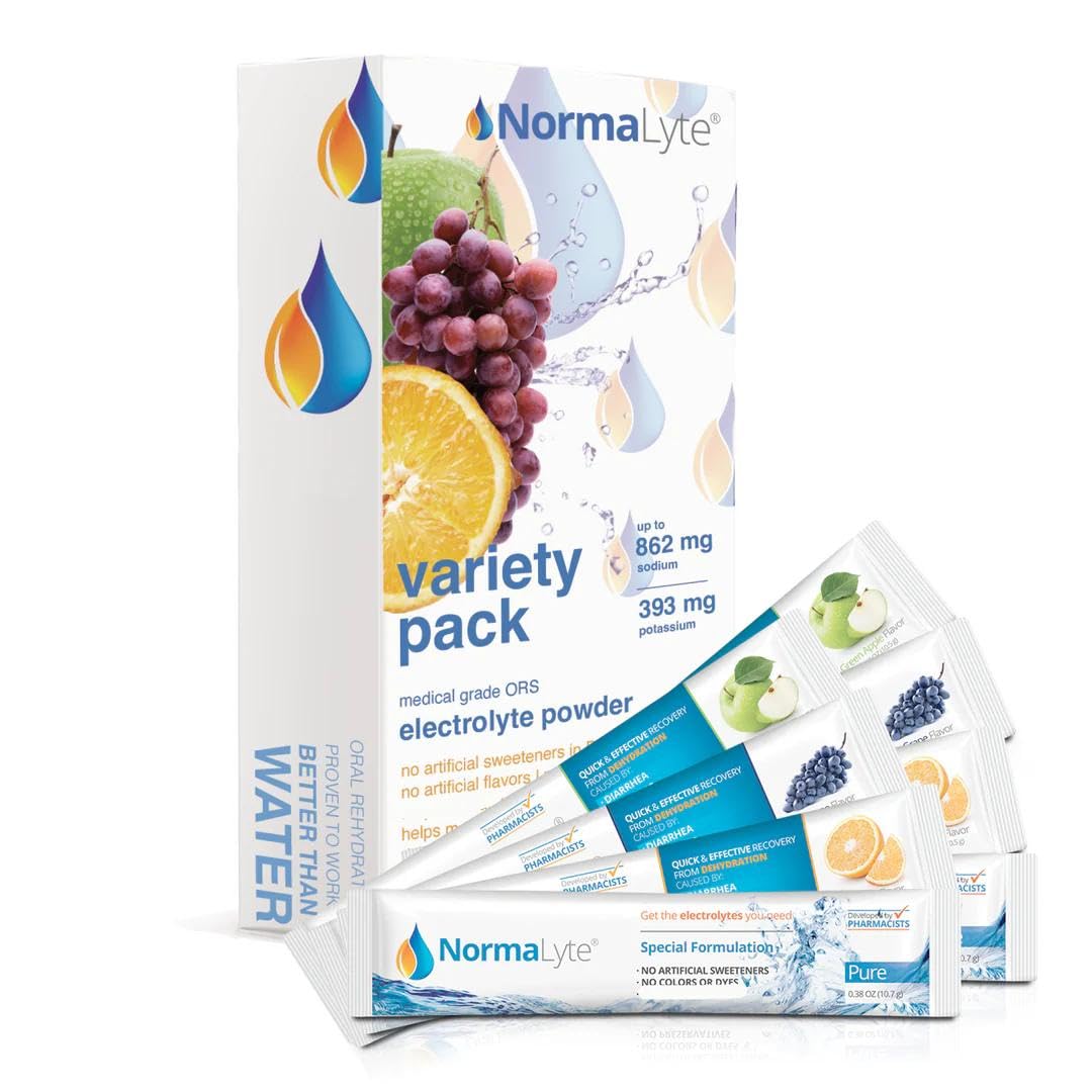 NormaLyte Oral Rehydration Salts Powder, 3 Pack