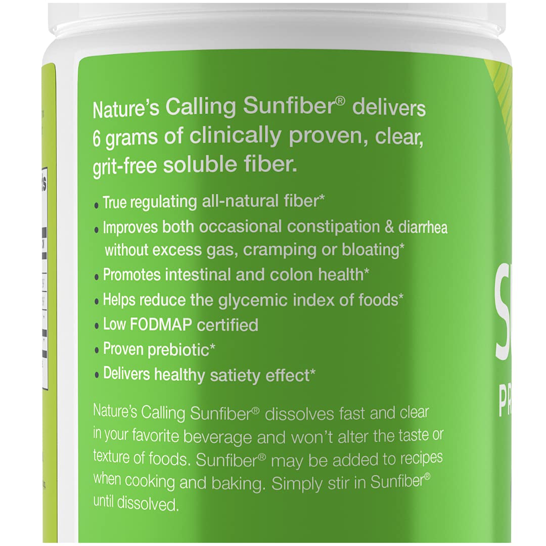 NATURE'S CALLING All-Natural Fiber Supplement Powder 7.4 oz