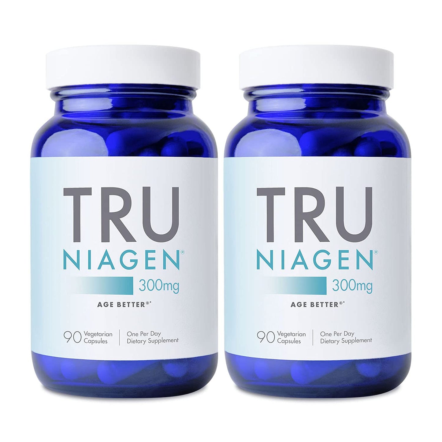 TRU NIAGEN Patented NAD+ Supplement, 300mg Niagen Capsule, 180 Capsules