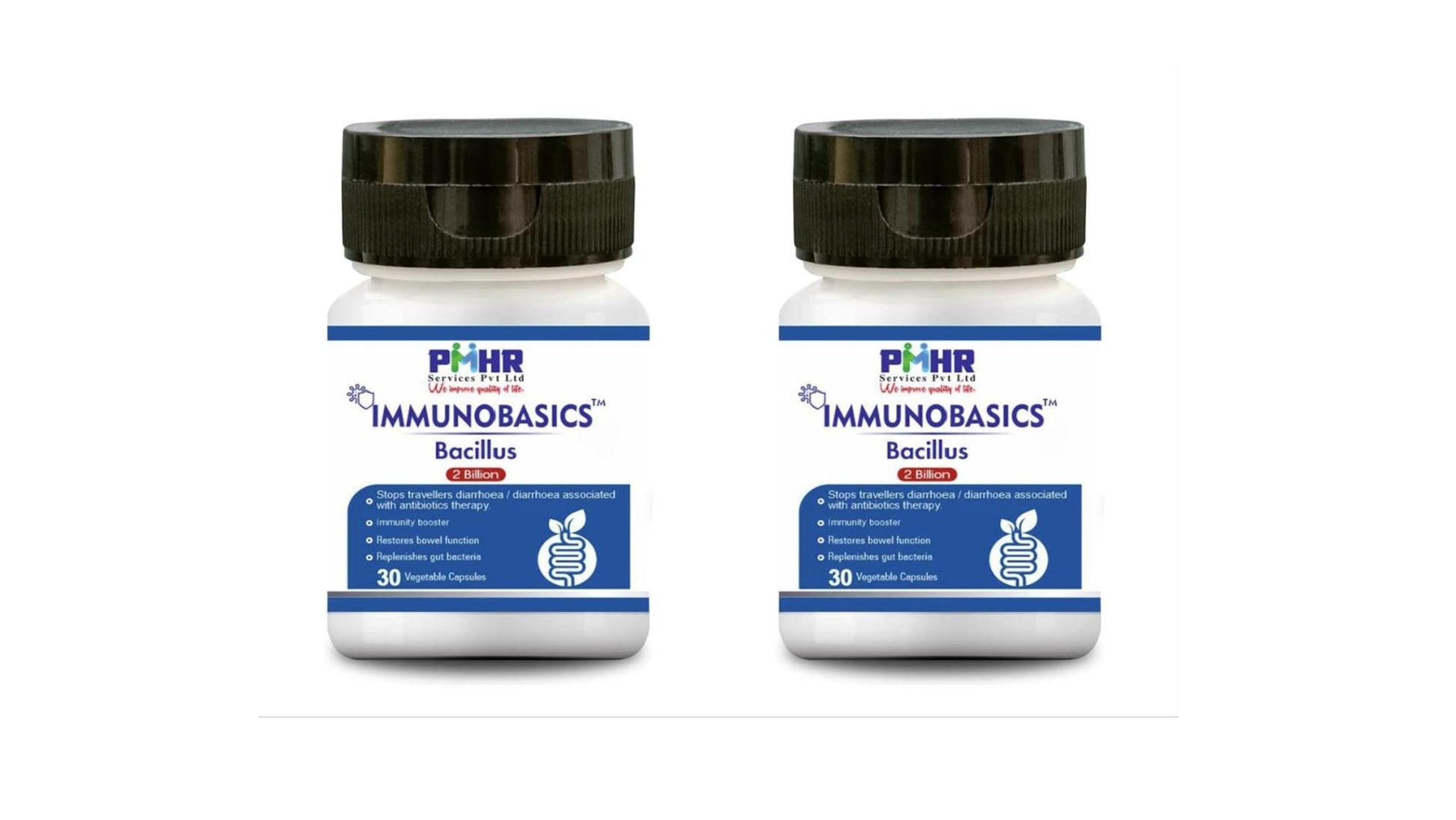 IMMUNOBASICS Bacillus clausii 2 Billion Capsule Pack of 2