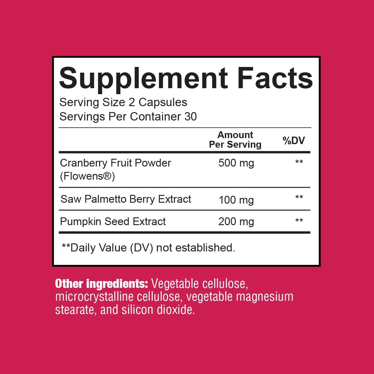 Sunergetic Premium Bladder Support Supplement Capsule 60 Count