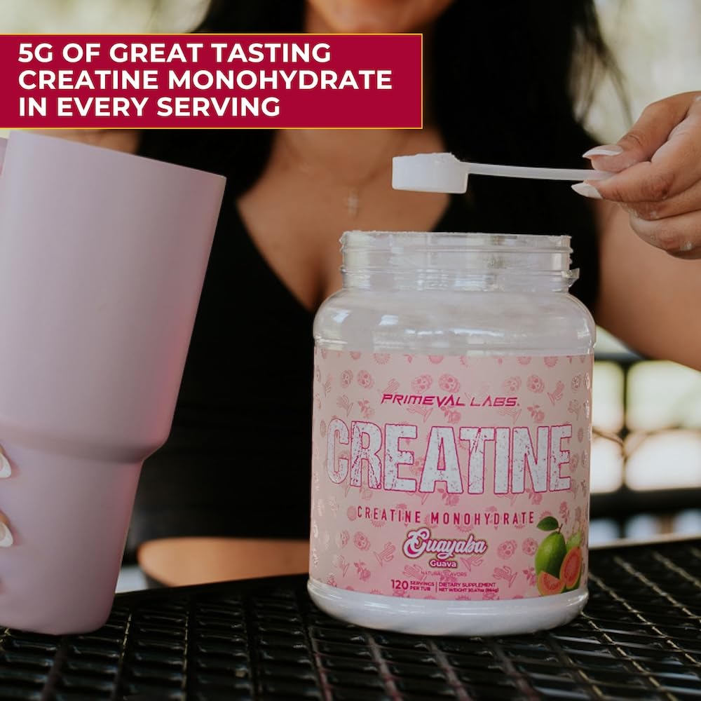 Primeval Labs Clean Creatine Monohydrate Powder, 120 Servings