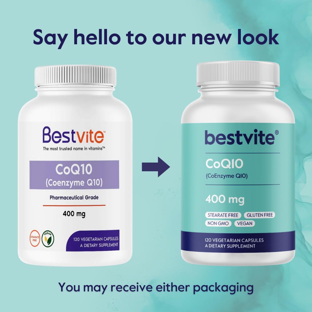 BESTVITE CoQ10 400mg Capsules, 120 Capsules