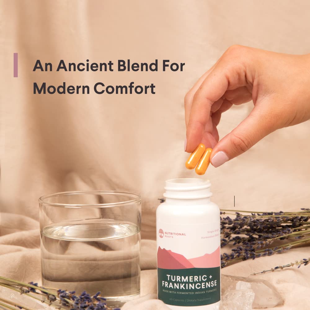 Nutritional Roots Turmeric Curcumin Boswellia Anti Inflammatory Capsules 60