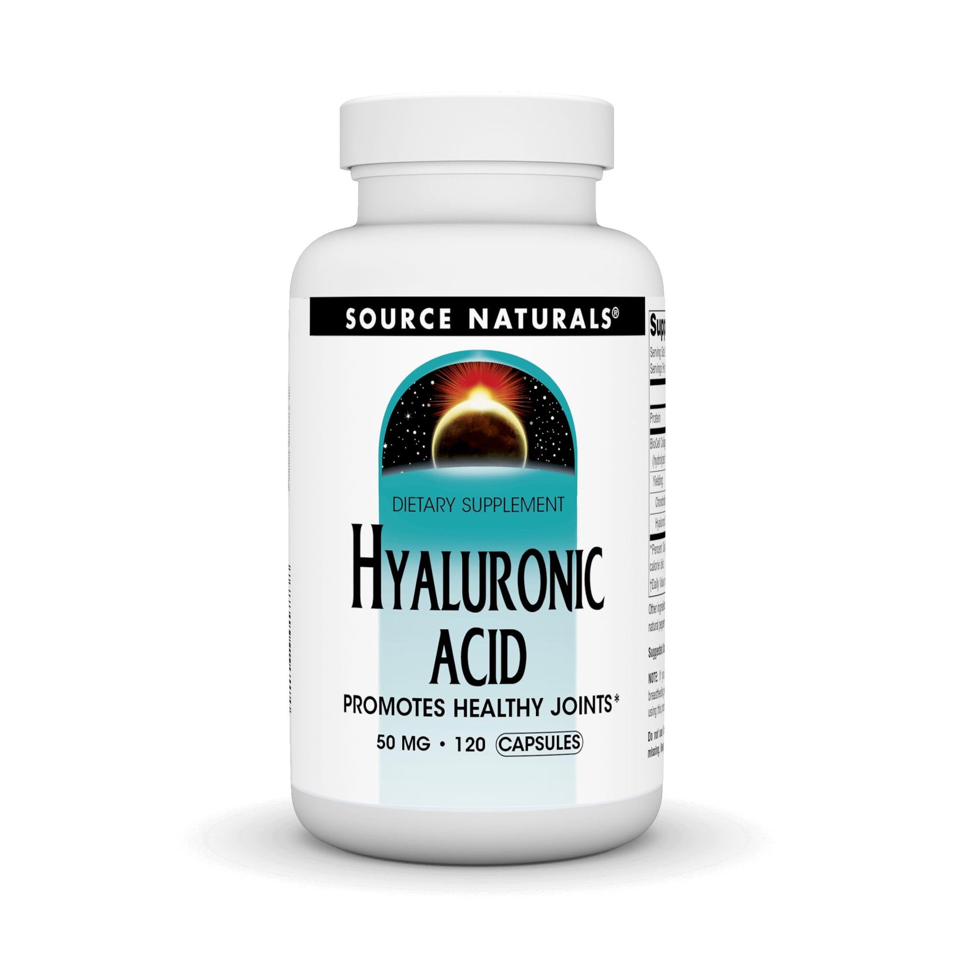 Source Naturals Hyaluronic Acid Promotes Healthy Joints 50 mg Capsule 120 Count