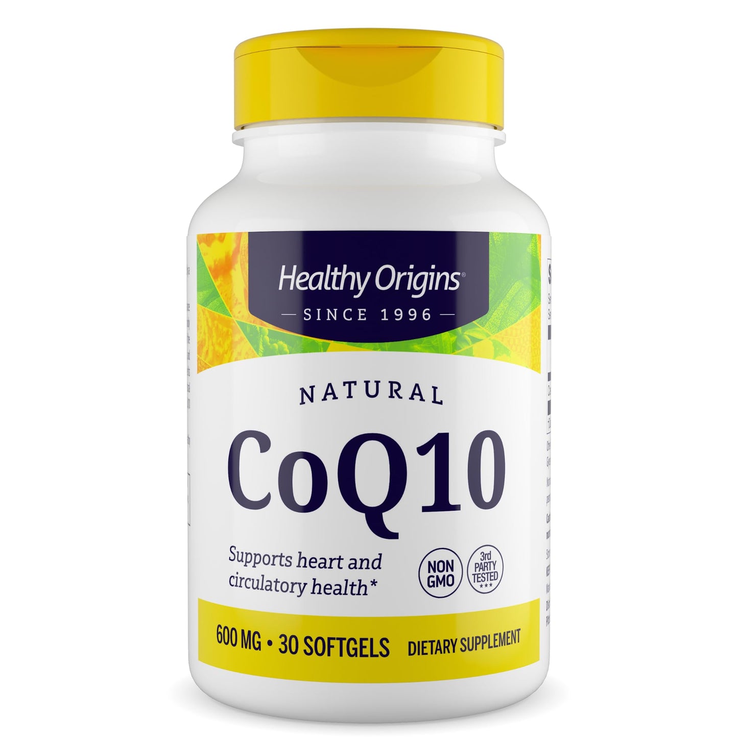 Healthy Origins CoQ10 600 mg Softgel, 30 Softgels