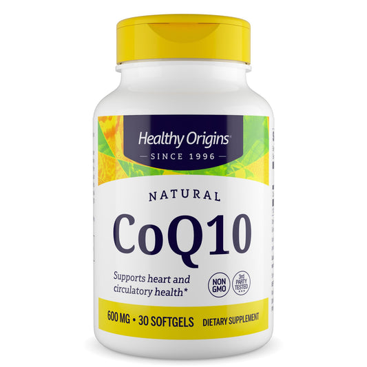 Healthy Origins CoQ10 600 mg Softgel, 30 Softgels