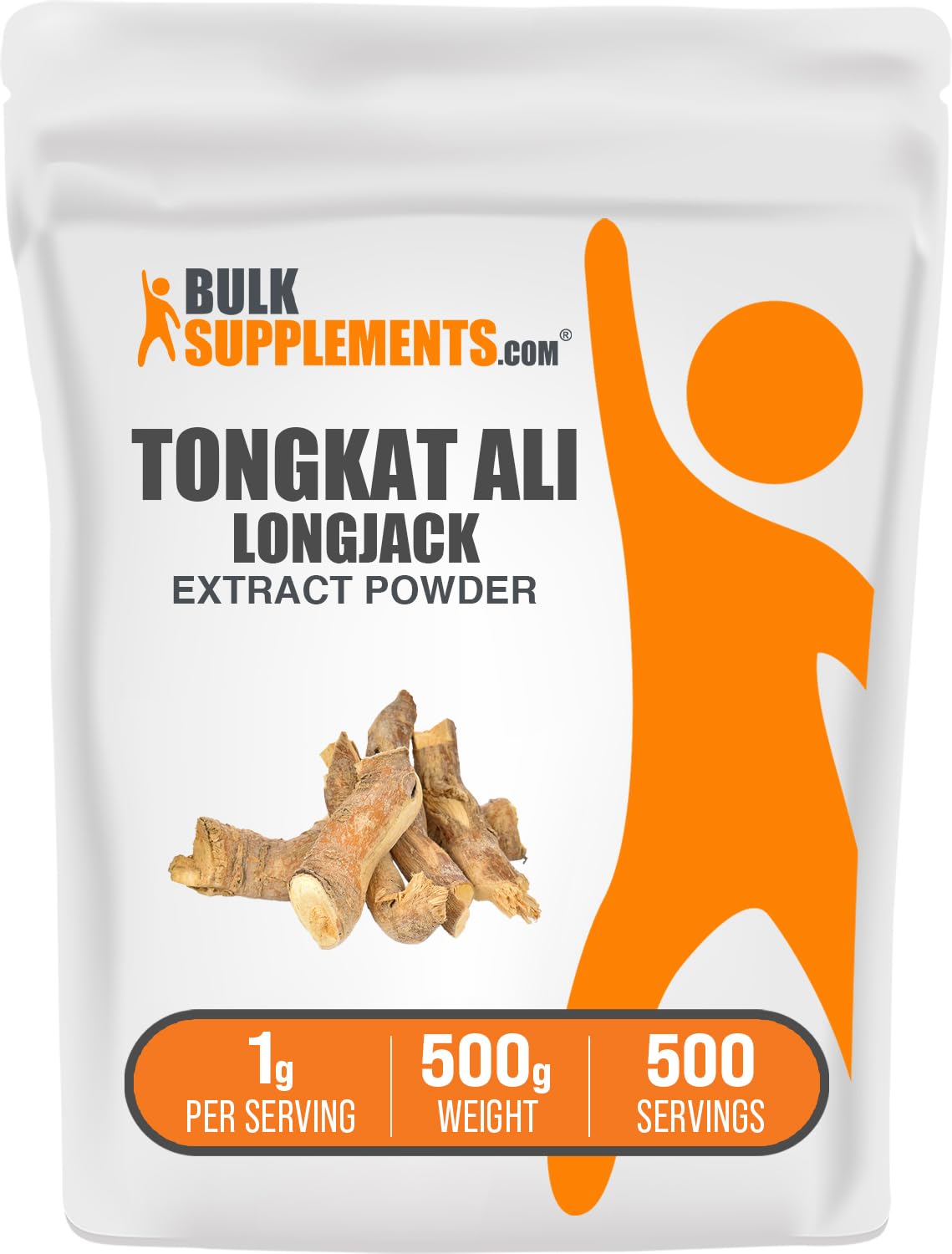 BulkSupplements Longjack Extract Powder Tongkat Ali Extract, 17.5 oz