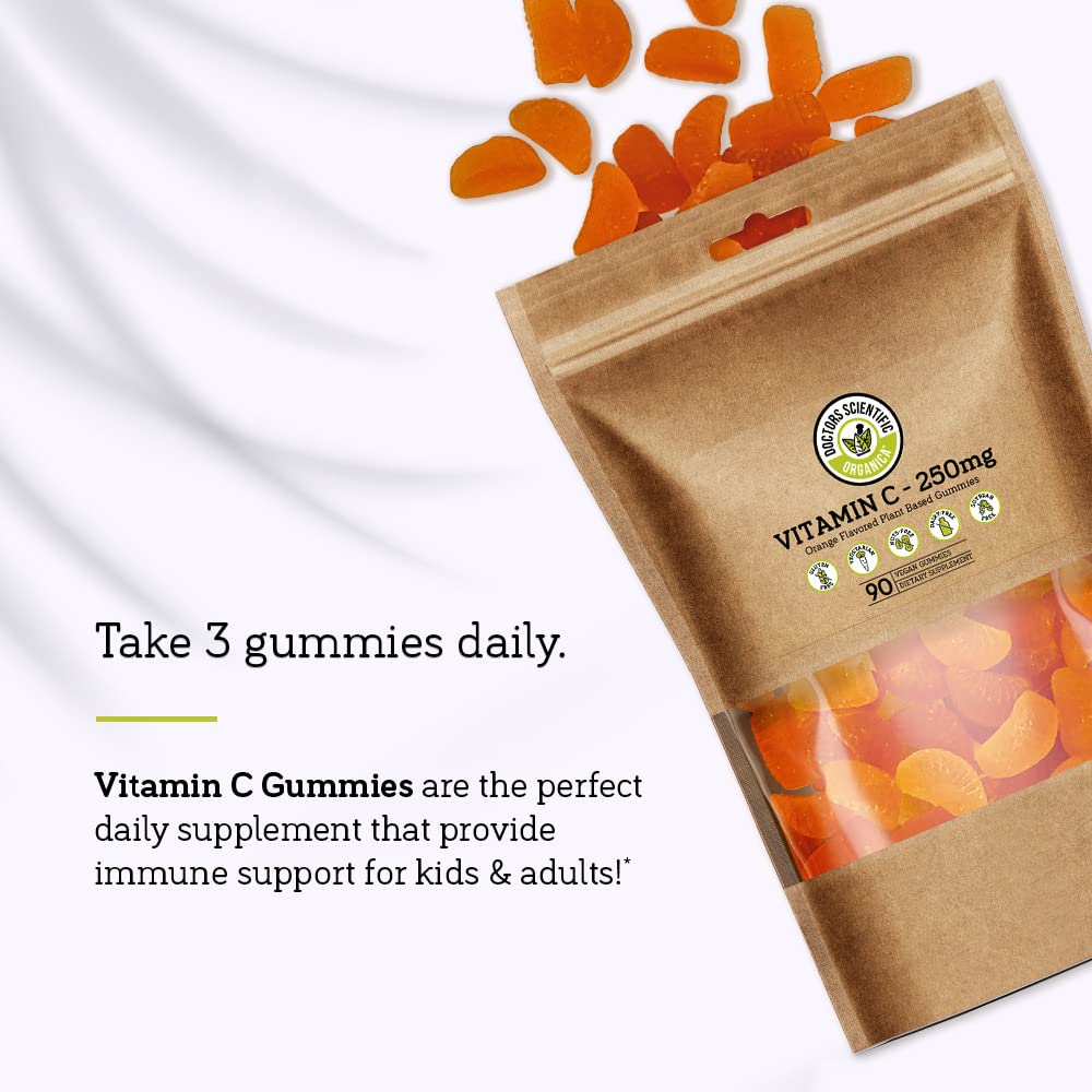 Doctors Scientific DSO Vitamin C Gummies Capsule 90 Count