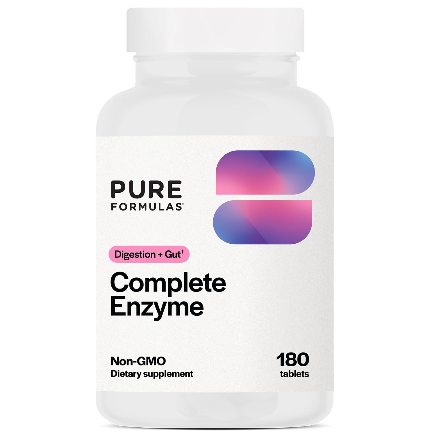 PureFormulas Complete Enzyme Pancreatic Enzymes Tablet, 180 Count