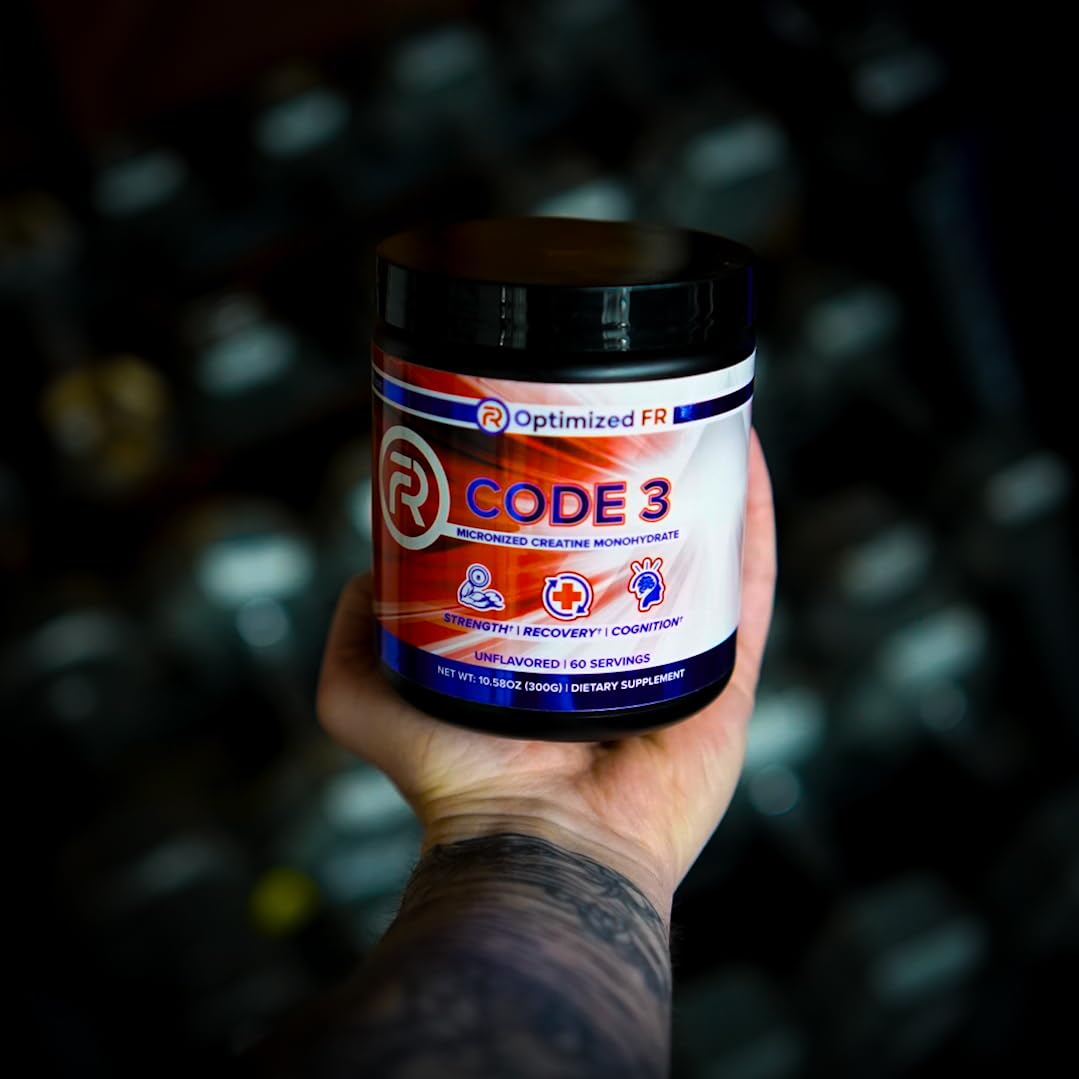 Optimized FR Code 3 Micronized Creatine Monohydrate Powder 10.58 oz