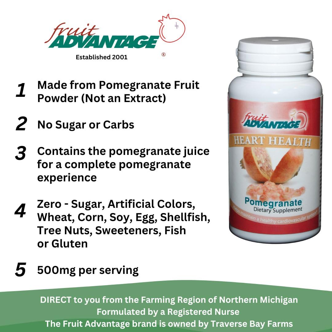 Fruit Advantage Pomegranate Heart Health Capsule, 1 Count