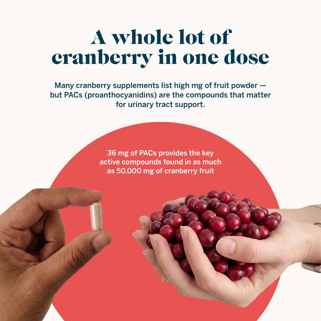 Gemma Stay On Tract Cranberry Supplement Urinary Tract Support for Women Capsule 60 Count