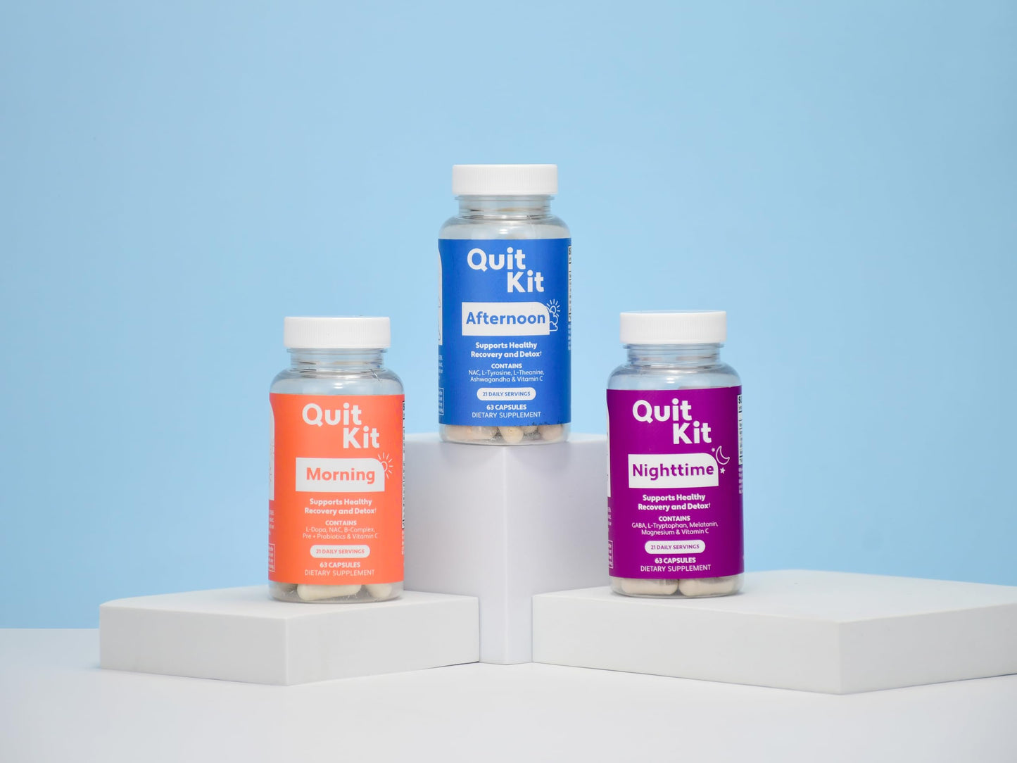 Quit Kit Detox & Withdrawal Support System Capsule, 189 Count