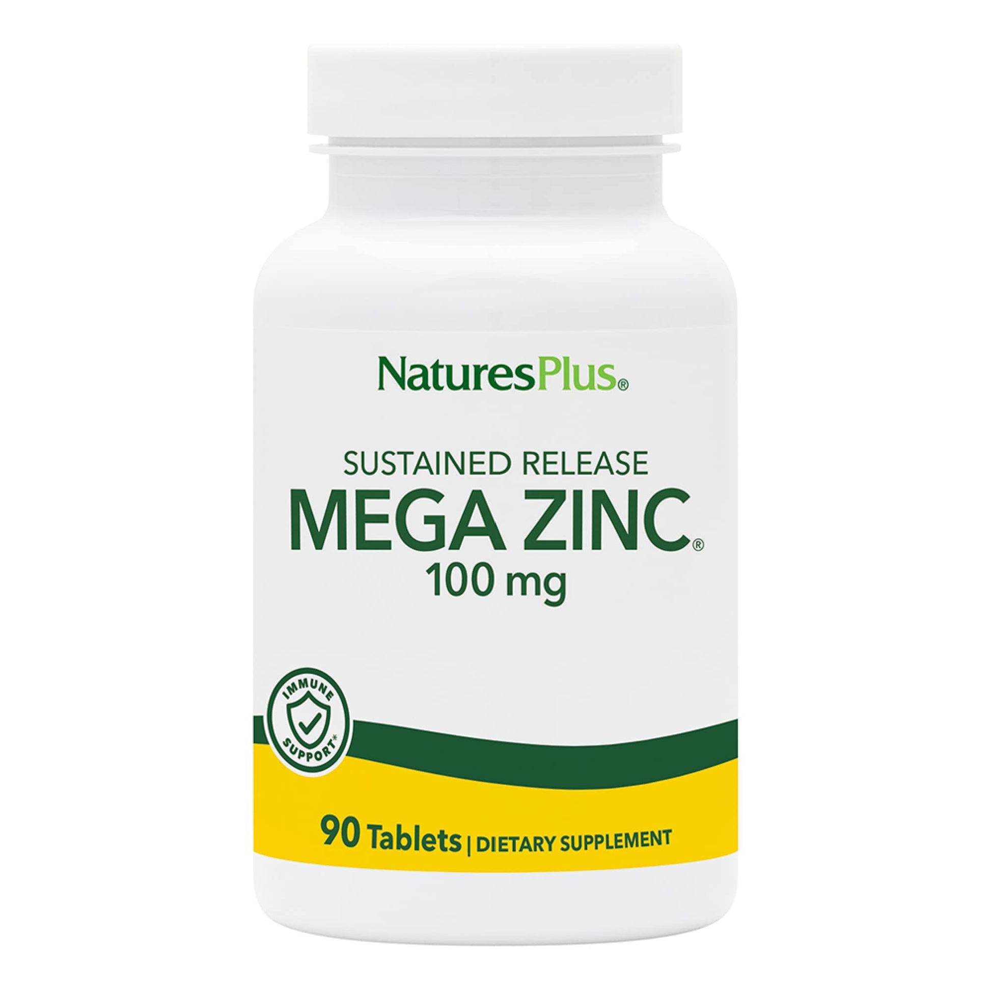 NaturesPlus Mega Zinc 100 mg Sustained Release Tablet, 90 Tablets