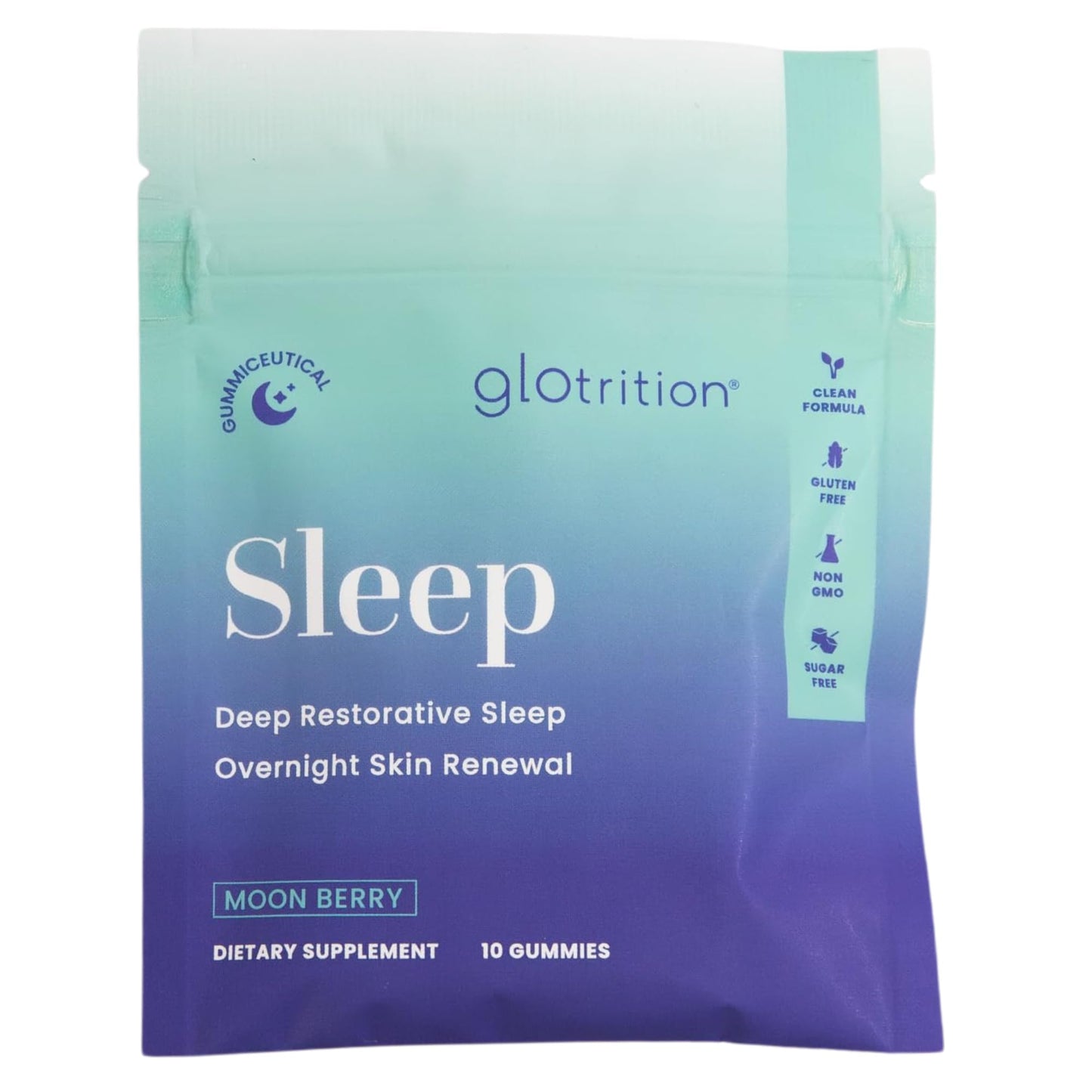 Glotrition Beauty Sleep Gummies Travel Pack, 10 Gummies