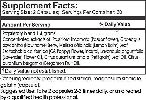 Time Laboratories Super Alpha Calm Capsules, 120 Capsules