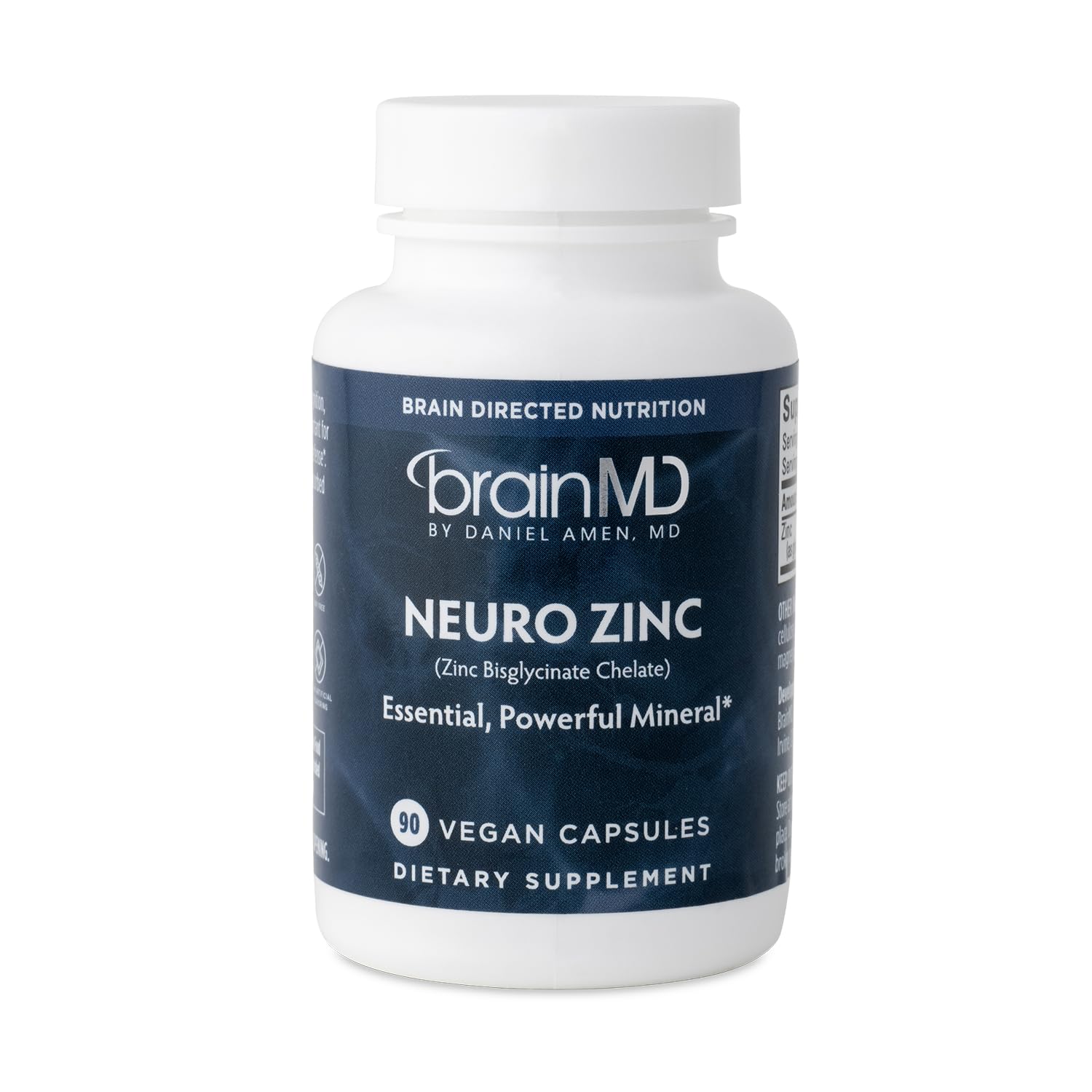 BRAINMD Dr Amen Neuro Zinc Capsules, 90 Count