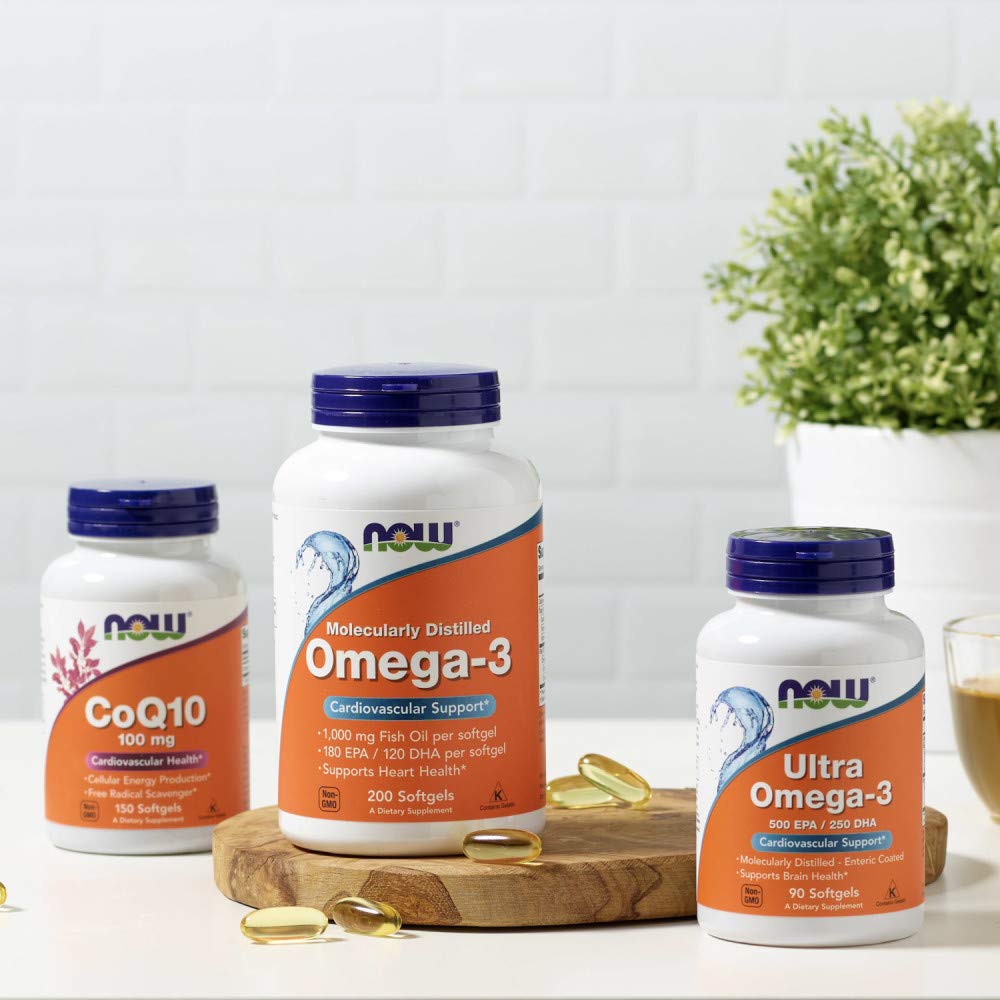 NOW Foods Omega-3 Fish Oil Softgel 200