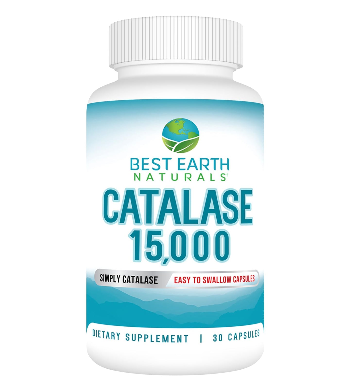 Best Earth Naturals Catalase Supplement 15,000 Capsules, 30 Count