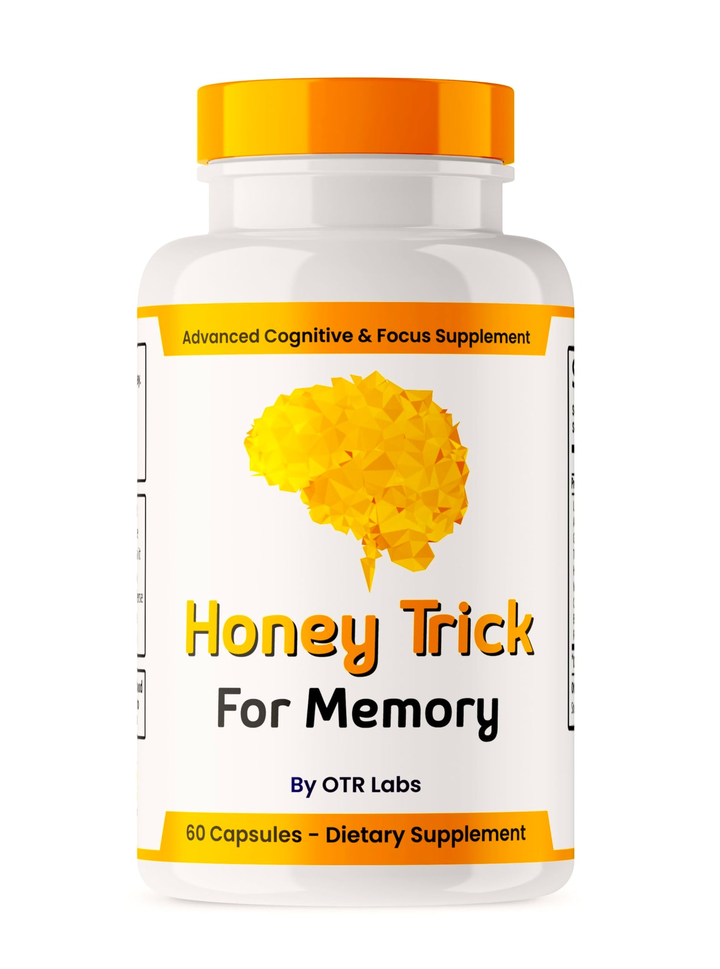 HONEY TRICK Memory Nootropics Capsules, 60 Count