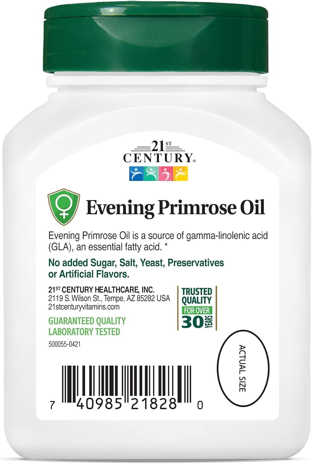 21st Century Evening Primrose Oil 500mg 180 Softgels