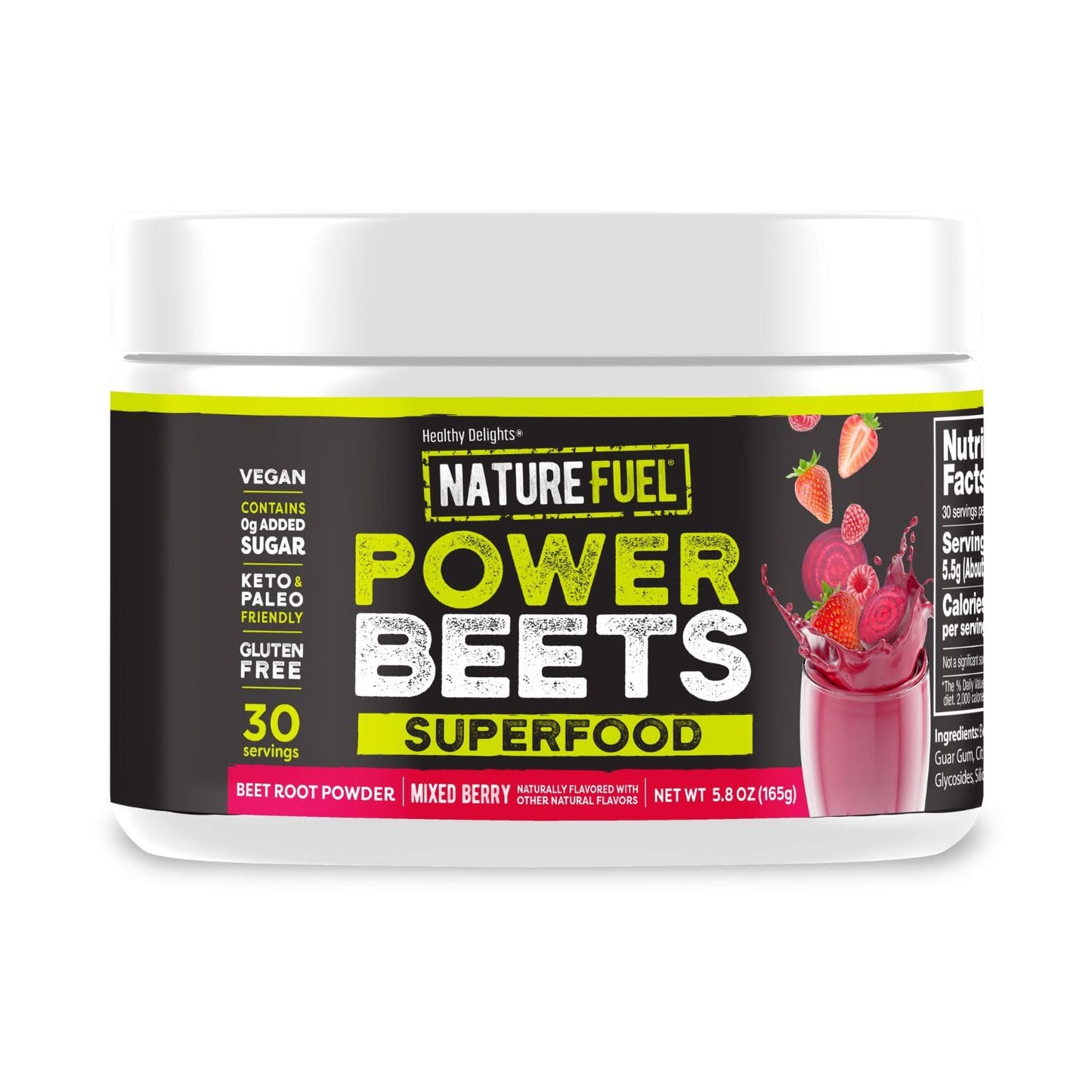 SlimFast Healthy Delights Nature Fuel Power Beets Powder 5.8 Ounce