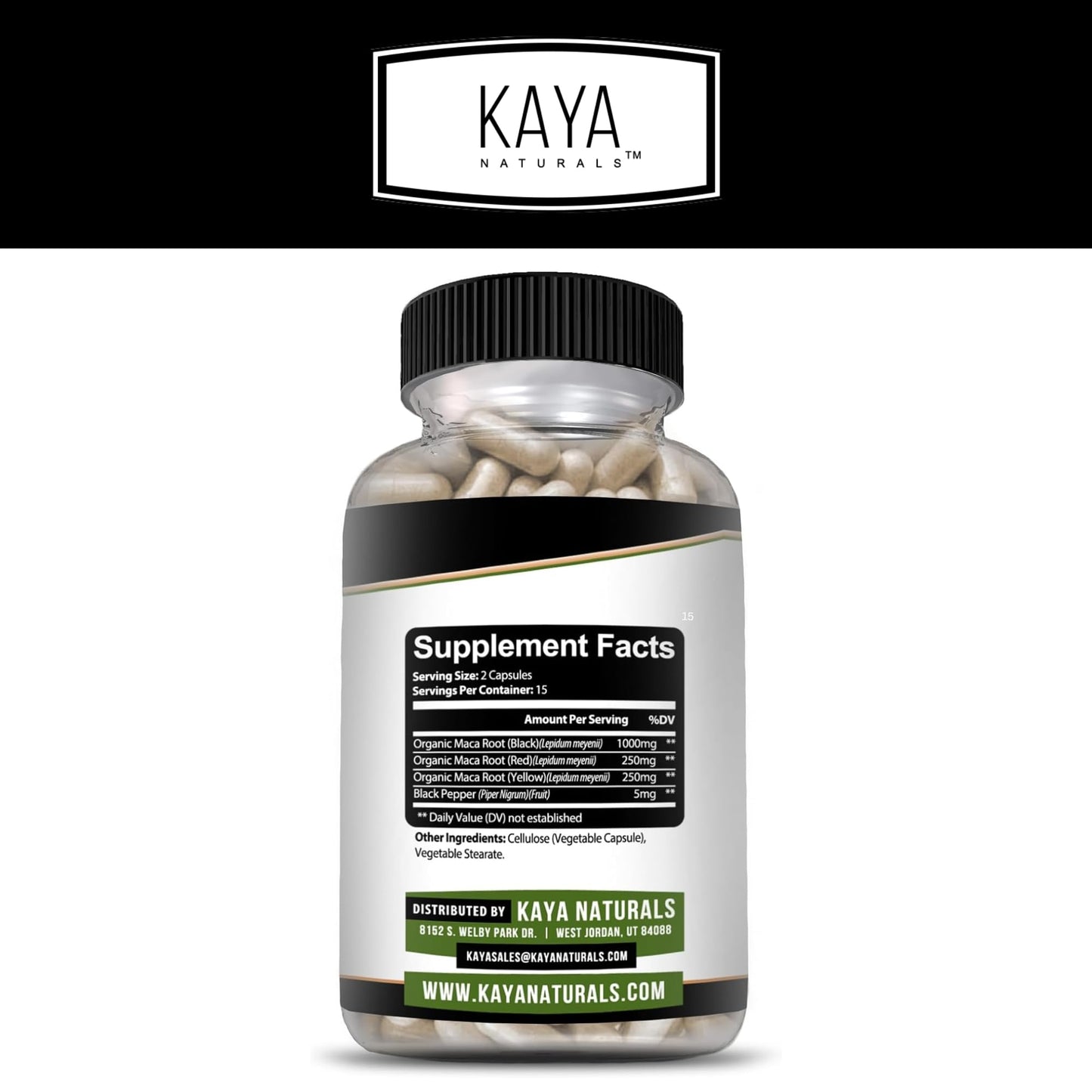 Kaya Naturals Maca Plus 30 Capsules