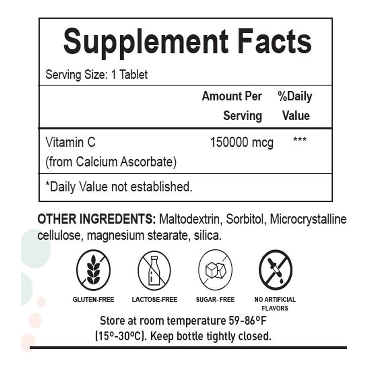 H4U Vitamin C Dietary Supplement Tablet, 60 Tablets