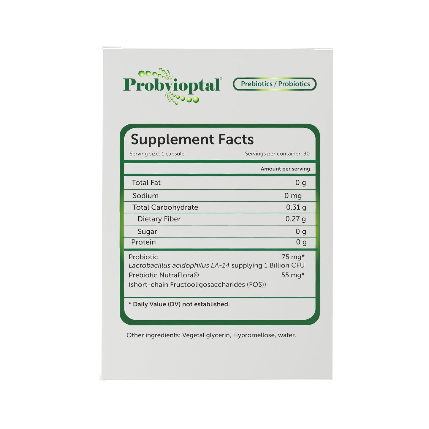 Vivioptal Vitamins Probvioptal Capsule, 30 Capsules