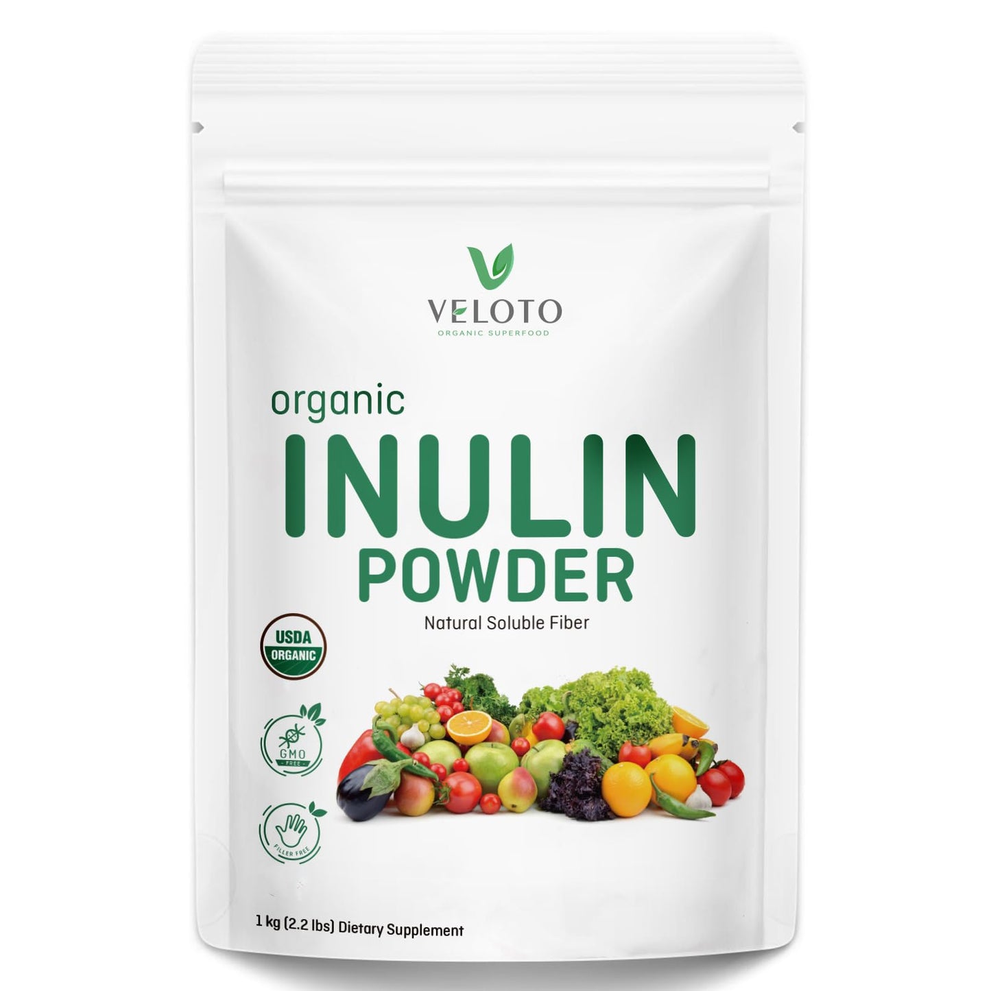 VELOTO Organic Inulin Powder 35