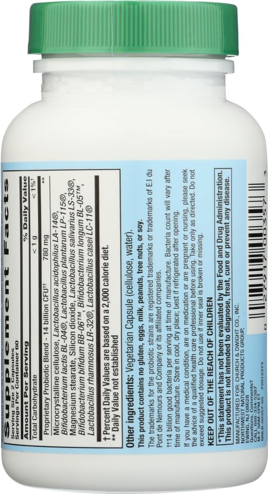 Nutrition Now Probiotic Acidophilus Tablets, 120-Count