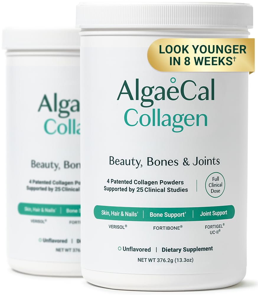 ALGAECAL Collagen Peptides Powder 60 Servings (Pack of 2)