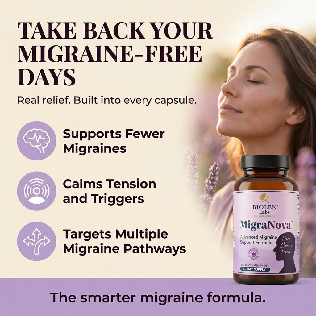 Biolen Labs Elevated Wellness MigraNova 60 Capsules