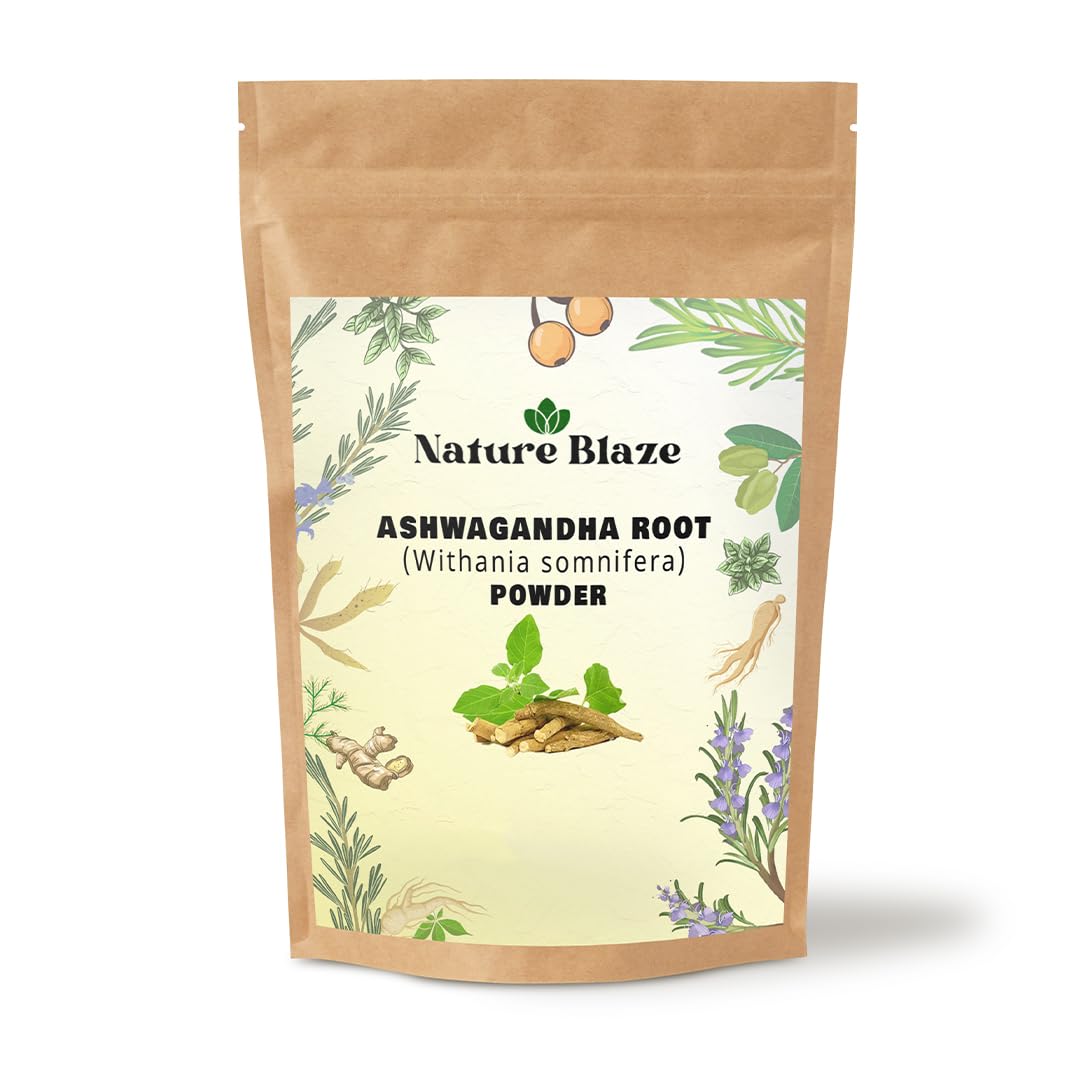 Nature Blaze Ashwagandha Root Powder, 4 Oz (Pack of 1)