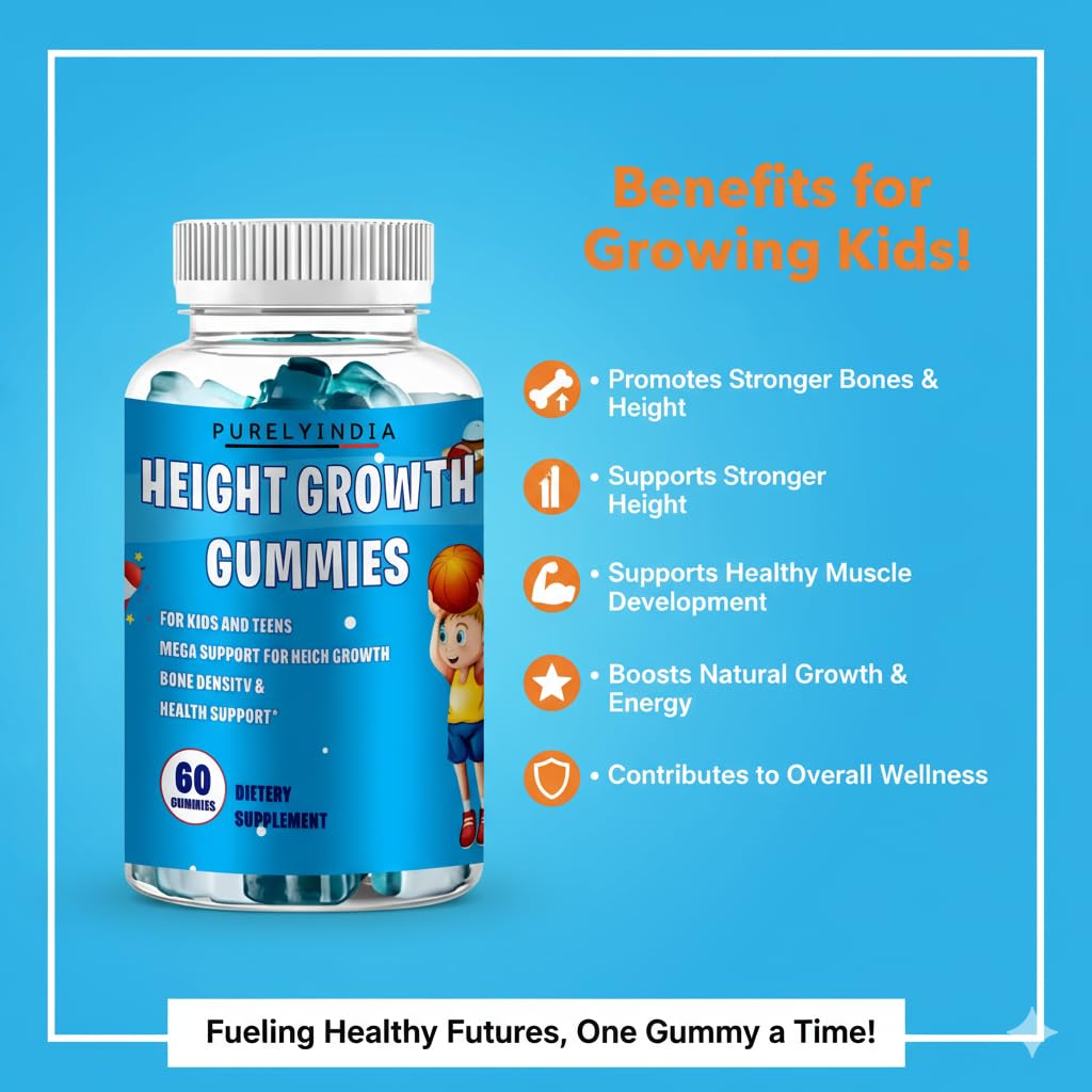 Purelyindia Kids Multivitamin with Ashwagandha 60 Gummies