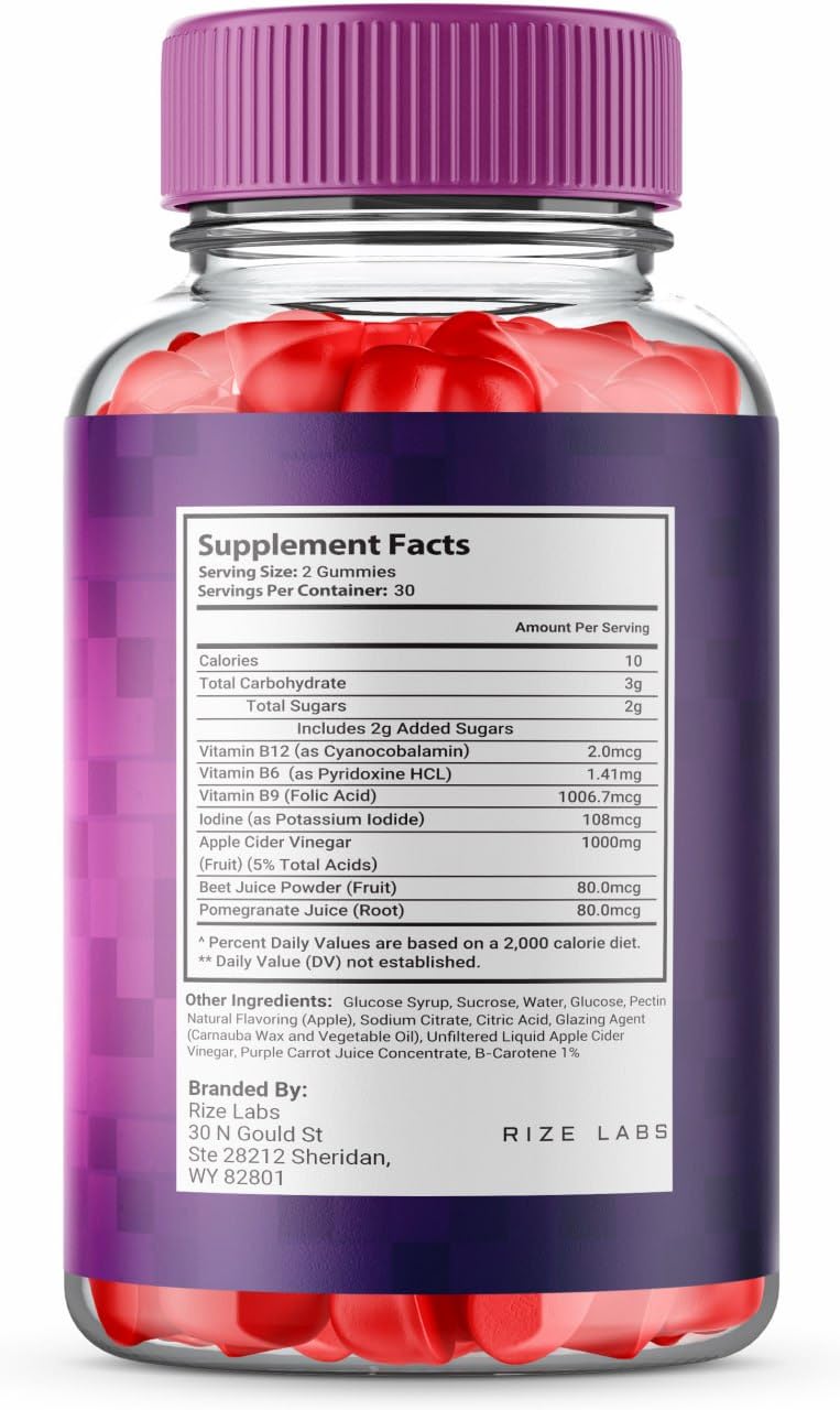 Rize Labs TropiKeto Extra Strength Keto Gummies, 60 Gummies