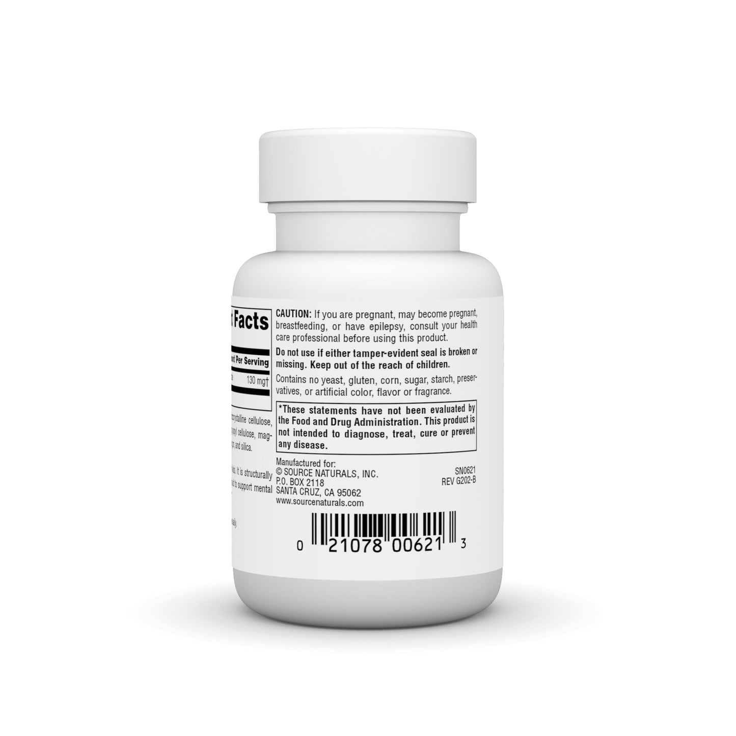 Source Naturals DMAE, Dimethylaminoethanol Bitartrate Tablets, 50 Count
