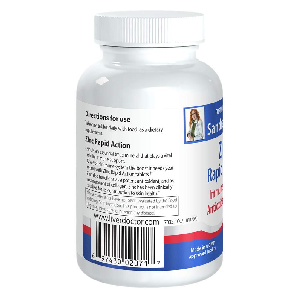 Liver Doctor Zinc 100 Tablets