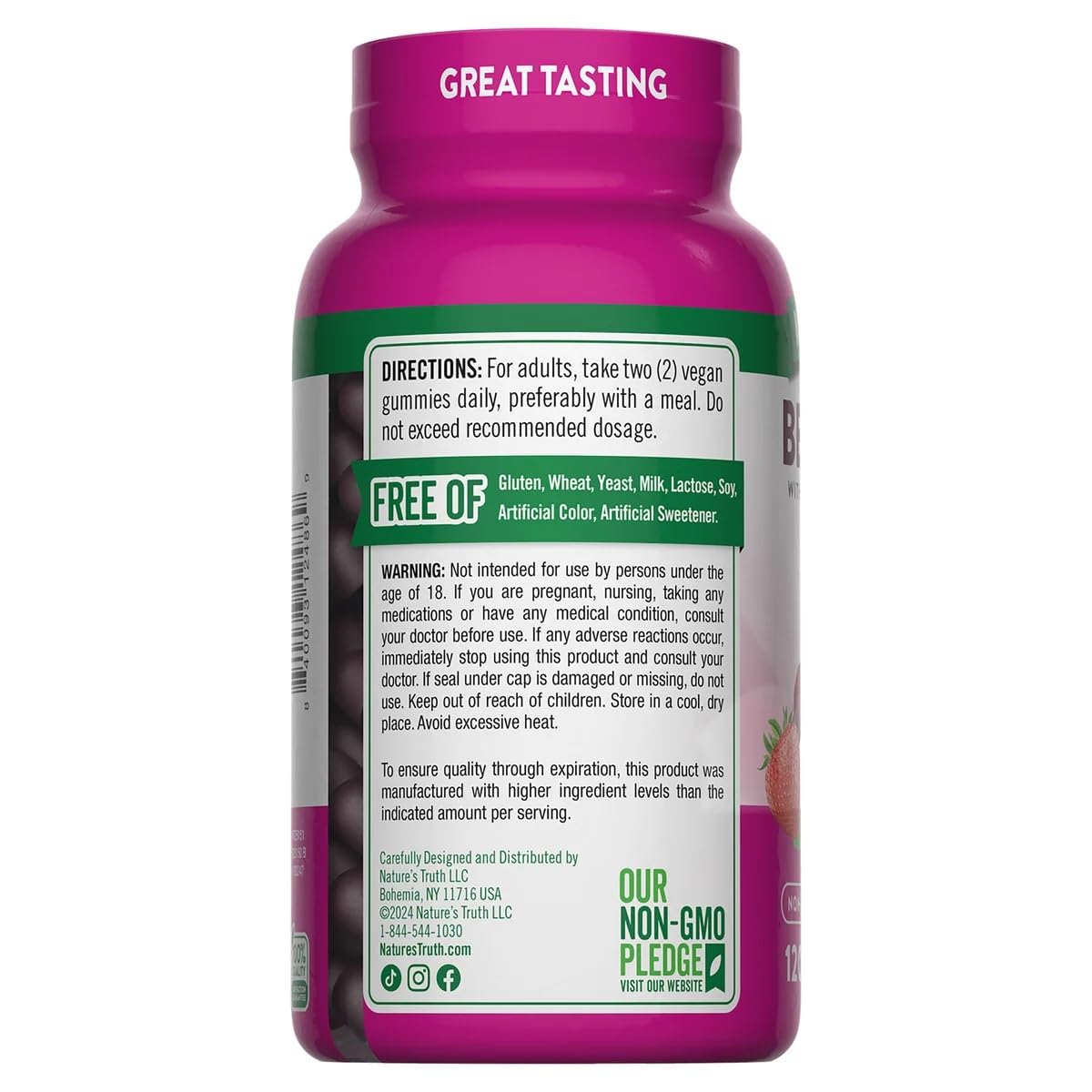 Nature's Truth Beet Root, 120 Gummies