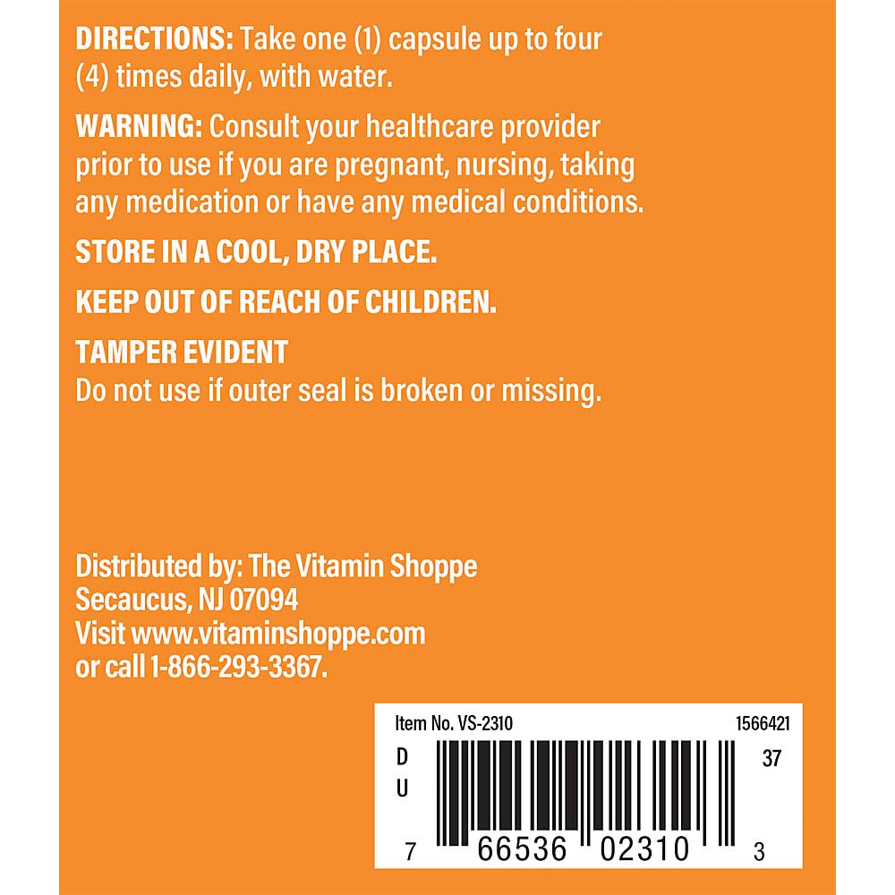The Vitamin Shoppe Cranberry Plus 400MG 180 Capsules