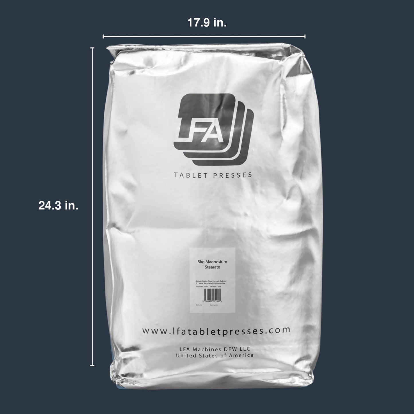 LFA Tablet Presses Magnesium Stearate Powder 176 oz