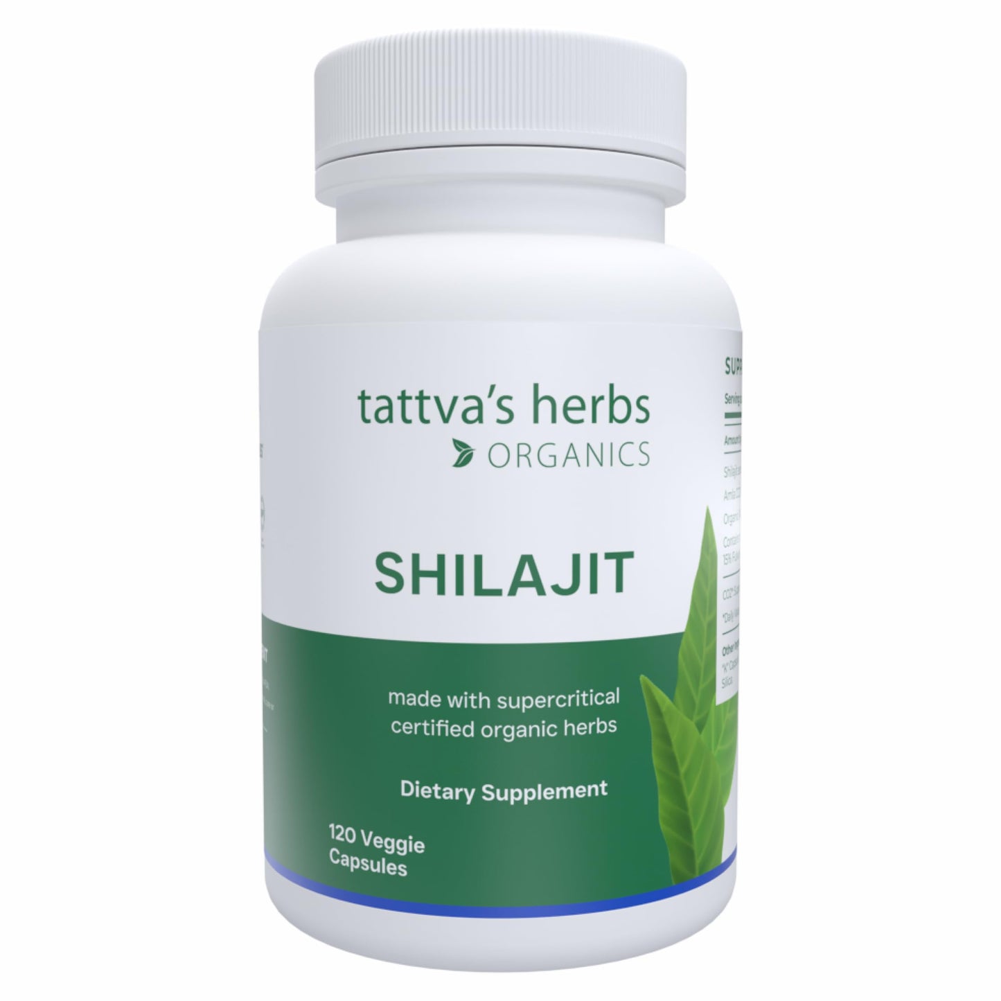 Tattva's Herbs Shilajit Herbal Supplement Capsule 120 Count