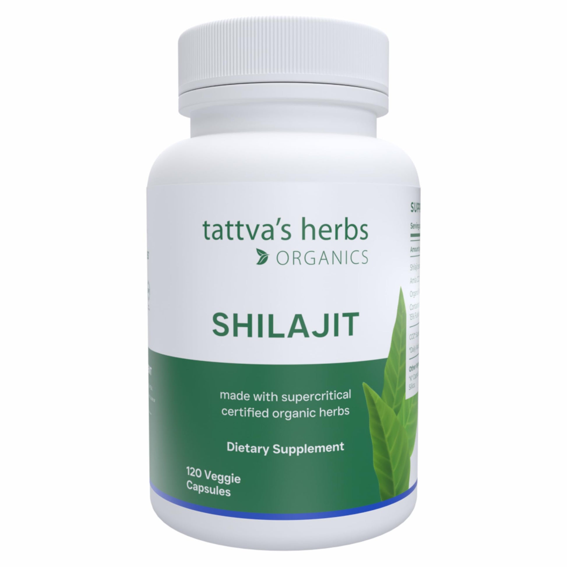 Tattva's Herbs Shilajit Herbal Supplement Capsule 120 Count