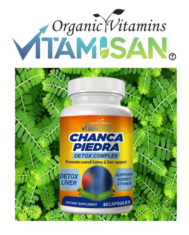 VITAMISAN Chanca Piedra Stone Breaker Extract 1000mg Capsules, 120 Count