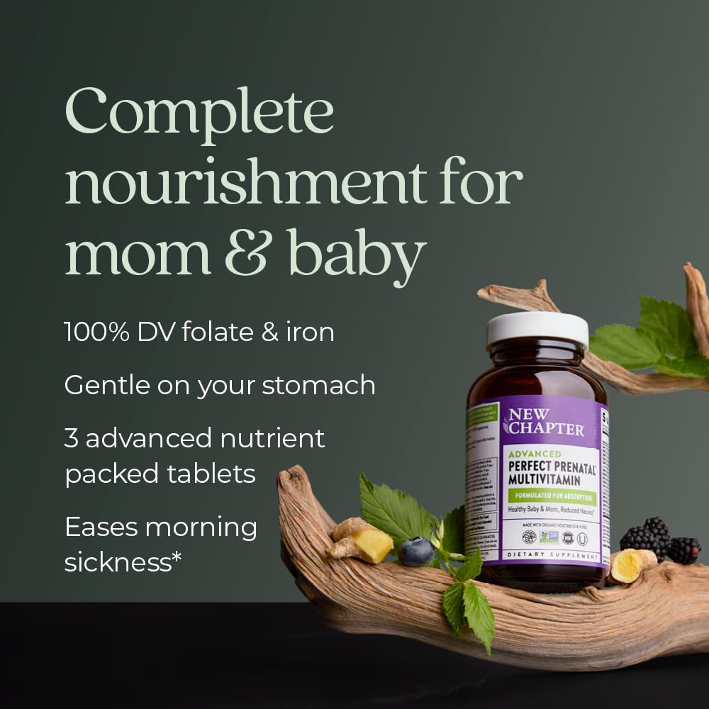 New Chapter Advanced Perfect Prenatal Vitamins Tablets 270 Count