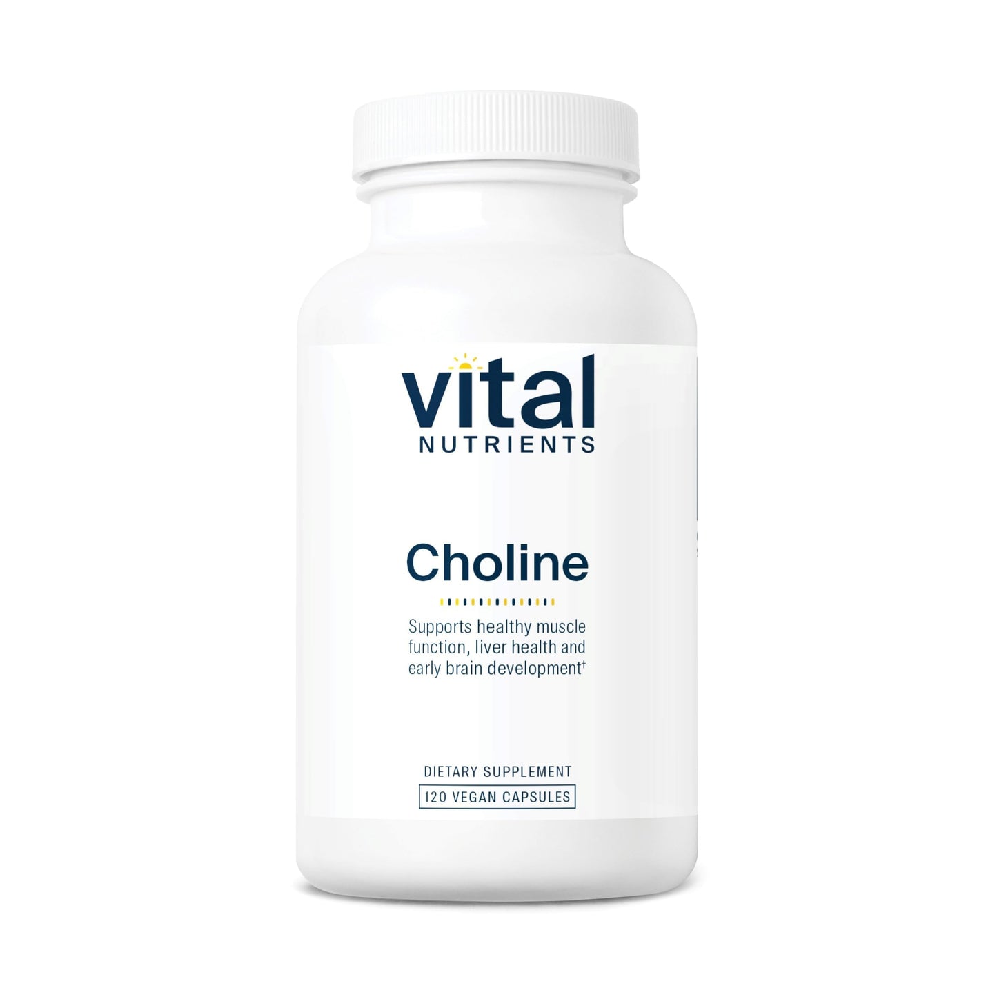 Vital Nutrients Choline 550mg Capsule, 120 Capsules