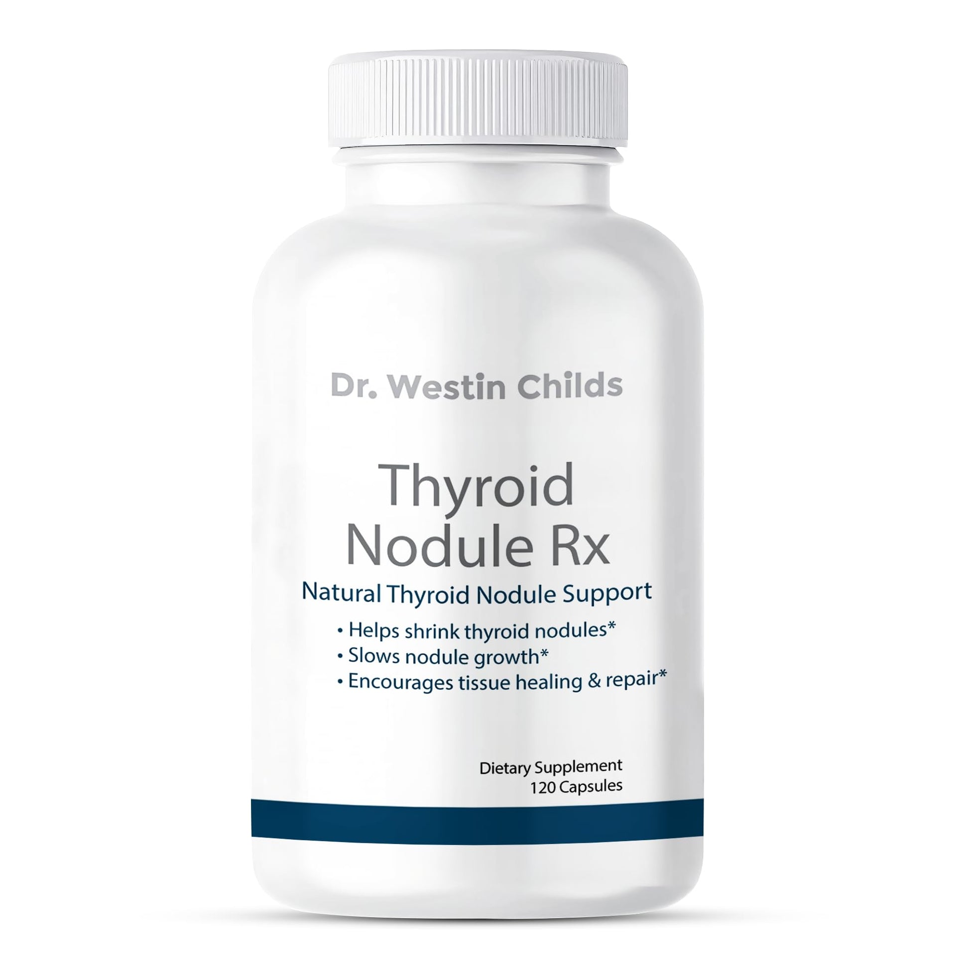 Dr. Westin Childs Thyroid Nodule Support Supplement for Gland Size, Health & Control in Women & Men: Boswellia, Turmeric, Myo-Inositol, Selenium, Prunella Vulgaris, 120 Capsules